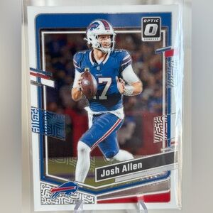 2023 Josh Allen Panini Donruss Optic Card